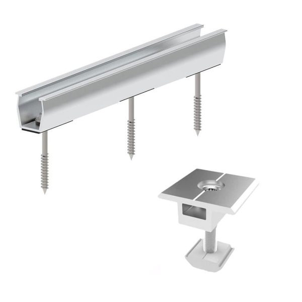 Solar Module Holder End Clamp Kit Solar End Clamp Adjustable Solar Panel - Image 7