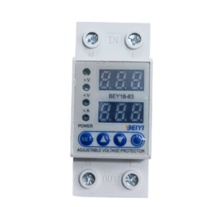 A63A | 230V Adjustable  Under Voltage Protector Dual Display
