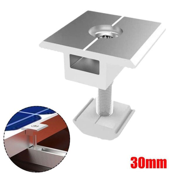 Solar Module Holder End Clamp Kit Solar End Clamp Adjustable Solar Panel - Image 6