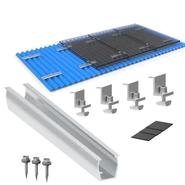 Solar Module Holder End Clamp Kit Solar End Clamp Adjustable Solar Panel - Image 5