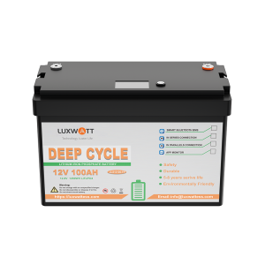 LUXWATT 12.8V 100AH lithium battery 1.28kWh